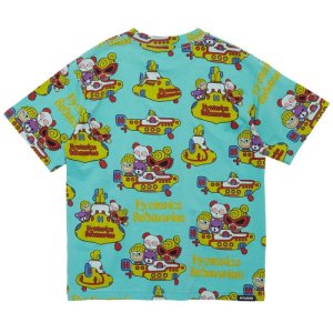 画像2: 40％OFF　HYS　MINI　　THYSTERICS SUBMARINE総柄Tシャツ　54；グリーン系 (2)