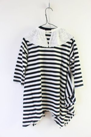 画像4: 50%off 　GTH　　イレギュラー　ヘム　TEE（衿付き）　　2；黒　　サイズ；120 (4)