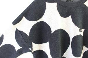 画像2: 40%off 2021秋冬 FITH        スムースJQ ドットL/S Tシャツ  2;黒 (2)