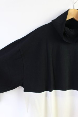 画像3: 40%OFF 2021AW  ZOZIO(ゾジヲ) Biyori tops     カラー;black*white   サイズ;F(for ladies) (3)