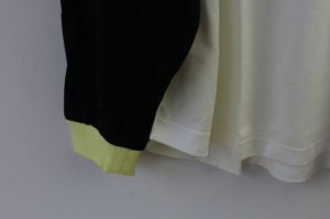 画像2: 40%OFF 2021AW  ZOZIO(ゾジヲ) Biyori tops     カラー;black*white   サイズ;F(for ladies) (2)