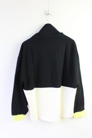 画像4: 40%OFF 2021AW  ZOZIO(ゾジヲ) Biyori tops     カラー;black*white   サイズ;F(for ladies) (4)