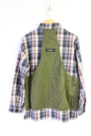 画像4: 60％OFF　 DENIM DUNGAREE　チェック　ハンティング　シャツ　3；グレー　サイズ；01 (4)