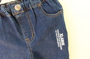 画像2: 40%off　秋冬　XLARGE KIDS 　OGゴリラデニムレギンス　50；コン (2)