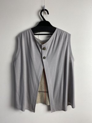 画像3: 40%off   Bon Vieux Temps　ウール混・麻ベスト　40；Beige　　サイズ；1 (3)