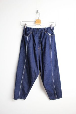 画像1: 40%off nunuforme 　裁ち切りバギーパンツ	one-Wash (1)