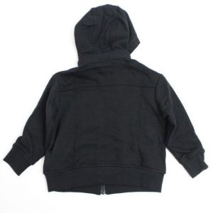 画像3: 40%off XLARGE KIDS  別生地ポケットジップパーカー 80;ブラック (3)