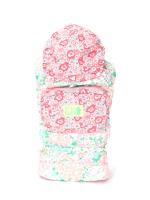 画像2: fafa    HAIDEE | ベビーキャリアー - グリーンマルチフラワー (2)