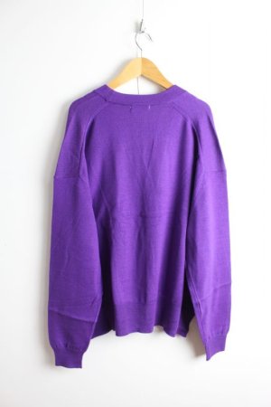 画像3: 40%off doux blue　ワイドカーディガン　70；パープル (3)