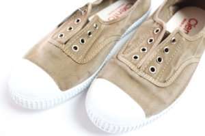 画像2: Cientaシエンタ 　デッキシューズ/ムラ染め　46；beige（ベージュ） (2)