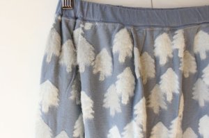 画像2: 40%OFF grin  ツリー起毛JQ タックスカート  434;スモークブルー  サイズ;2 (2)