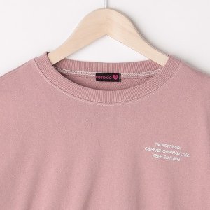 画像4: 30%off LOVEtoxic      短丈ワイドプルオーバー  　　81;ピンク (4)