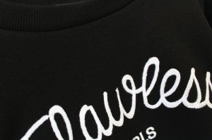 画像3: 30%off by LOVEiT   チェーン刺繍プルオーバー  80;ブラック (3)