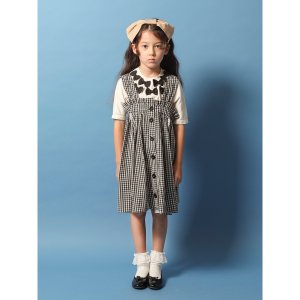 画像2: toi toi toi 　ナビエジャンパードレス　　Black (2)