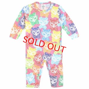 画像1: HYS　MINI　　TEDDY MINI SUGER] HIGH総柄2WAYオール　　29；ピンク系　サイズ:FREE(70-80cm) (1)