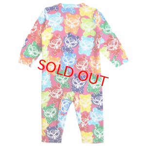 画像2: HYS　MINI　　TEDDY MINI SUGER] HIGH総柄2WAYオール　　29；ピンク系　サイズ:FREE(70-80cm) (2)