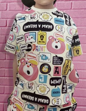 画像1: 50%off　JAM　スピーチ　バブル　T  アイボリー　　サイズ；120 (1)