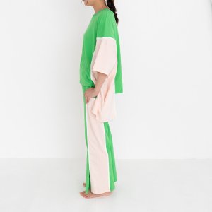 画像9: 30%off UJU(ウジュ)/Geewhiz(ジーウィズ)　PIPING/Tシャツ　ブラック・グリーン (9)