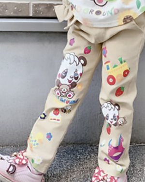 画像2: 40%off ＧrandＧround 　ハッピーパンツ　　ベージュ (2)