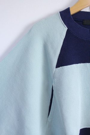 画像2: 50%off nunuforme  ワイドショートT  Navy*LightBlue (2)