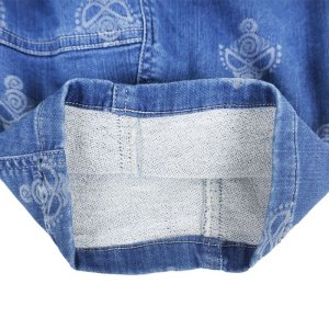 画像3: 30%Hystericmini　MINI FACE ジャガード ハーフパンツ　　45:インディゴ (3)