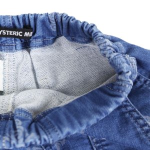 画像4: 30%Hystericmini　MINI FACE ジャガード ハーフパンツ　　45:インディゴ (4)