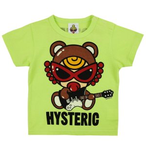 画像1: MY FIRST HYSTERIC　TEDDY ROCKS 半袖Tシャツ　　53；ミントグリーン (1)