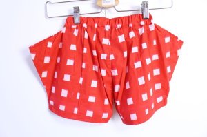 画像3: 50%off   フランキーグロウ  ORIG.CHECK RHOMBOS SHORT PANTS          RED*PK CHECK (3)