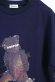 画像2: 40%off　　フランキーグロウ　 POP BEAR DOCKING TEE     NAVY-NAVY*BK CHECK (2)