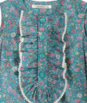 画像3: toi toi toi     フルールワンピース  blue green (3)