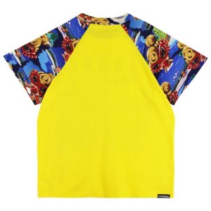 画像2: 40%off  HYSTERIC MINI　　A SONG VACATION 半袖ラグランTシャツ　　60；イエロー (2)