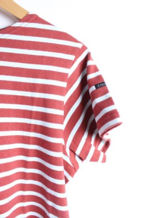 画像2: 50%off  DENIM DUNGAREE　　ボーダー天竺　　TEE　5；赤 (2)