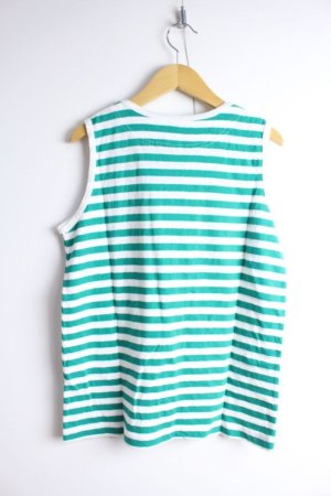 画像3: 30%off NATURAL LAUNDRY オールドコットBDノースリP  152;グリーン (3)