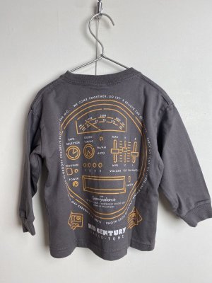 画像3: 40%off 2022秋冬  GC MID CENTURY RADIO L/S TEE  17;チャコール (3)