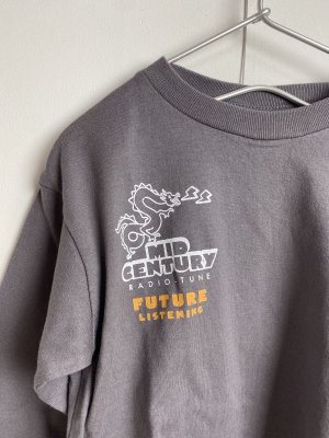 画像2: 40%off 2022秋冬  GC MID CENTURY RADIO L/S TEE  17;チャコール (2)