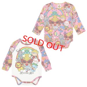 画像1: MY FIRST HYSTERIC　　OVER THE RAINBOW 2P ロンパースセット　29；ピンク系 (1)