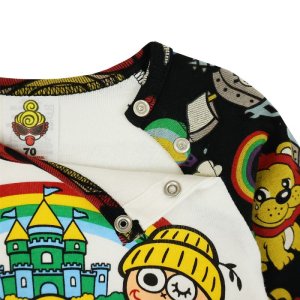 画像3: 30%OFFMY FIRST HYSTERIC　　OVER THE RAINBOW 2P ロンパースセット　29；ピンク系 (3)