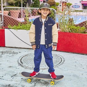 画像5: 40%off 2022秋冬　XLARGE KIDS 　デニムテーパードパンツ　50:ブルー (5)