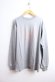 画像1: 　40%off  フランキーグロウ　BACK NO FIXING LOGO L/S TEE   カラー；GRAY　サイズ；WOMEN(F) (1)