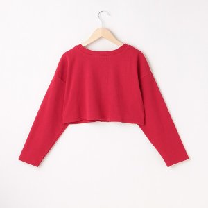 画像5: 30%off Lovetoxic　テレコ短丈カーディガン　　80；ブラック (5)