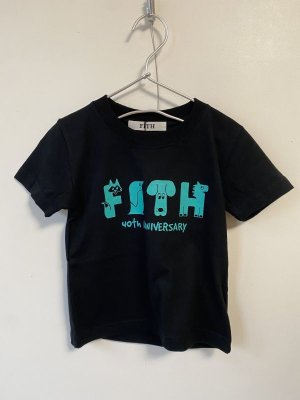 画像1: 40%off　FITH	 テンジク　アニマルロゴ　TEE  2:黒 (1)