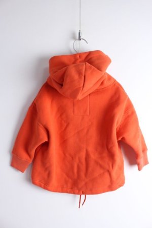 画像4: 50%off 2022秋冬GTH  	フワフワウラキモウ　パーカー　15；オレンジ　　サイズ；130 (4)