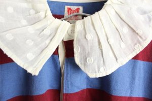 画像2: 50%off GTH  	ラガーリー　コンビネーション　シャツ　13；ワイン (2)