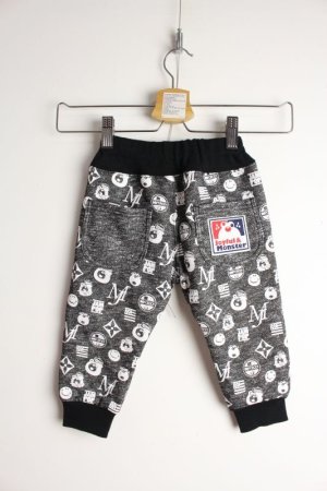 画像3: 50%off　JAM　モノグラムネップ裏起毛パンツ　　　カラー；ブラック　　　サイズ；140 (3)