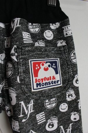 画像5: 50%off　JAM　モノグラムネップ裏起毛パンツ　　　カラー；ブラック　　　サイズ；140 (5)