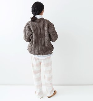 画像2: 30%off  Veritecoeur　ボーダーパンツ　　OFFWHT×PINK 　サイズ；FREE (2)