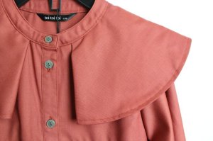 画像2: toi toi toi   ステファナコートドレス  ガーネットレッド (2)