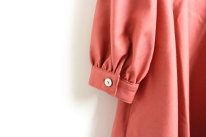 画像5: toi toi toi   ステファナコートドレス  ガーネットレッド (5)