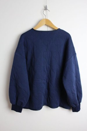 画像6: 30%off LILOU+LILY MILITARY LINER QUILTING    ネイビー (6)