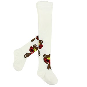 画像3: Hystericmini      TEDDY MINI ジャガード タイツ　　25；ピンク (3)